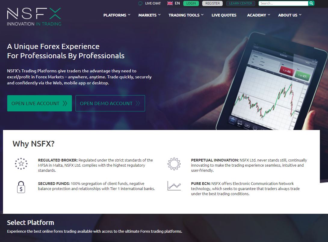 NSFX best forex demo